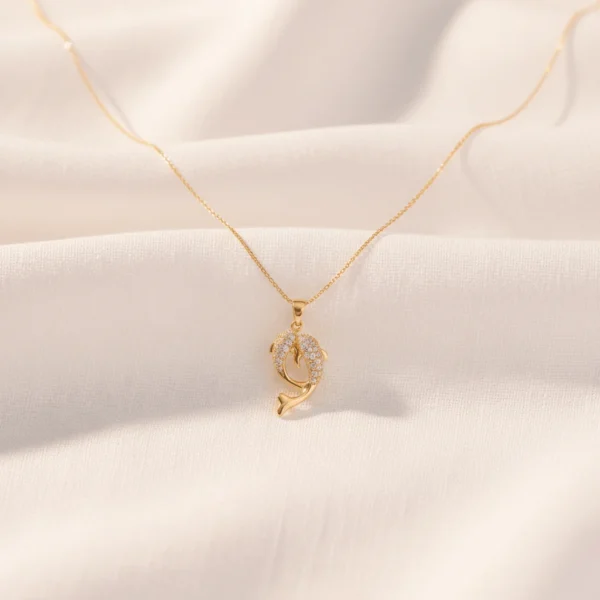 Dual Dolphin Pendant | Radant Jewels Store