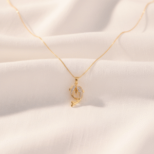 Dual Dolphin Pendant | Radiant Jewels Store
