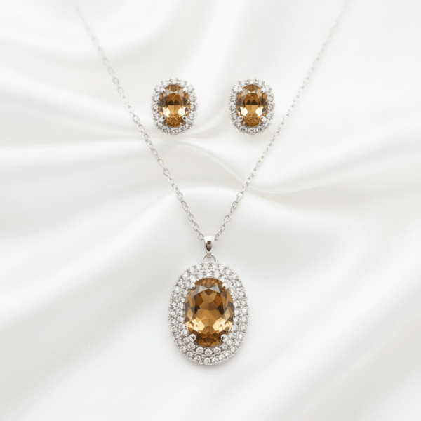 Crystal Necklace Set | Radiant Jewels Store