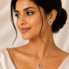 Crystal Necklace Set RJS | Radiant Jewels Store