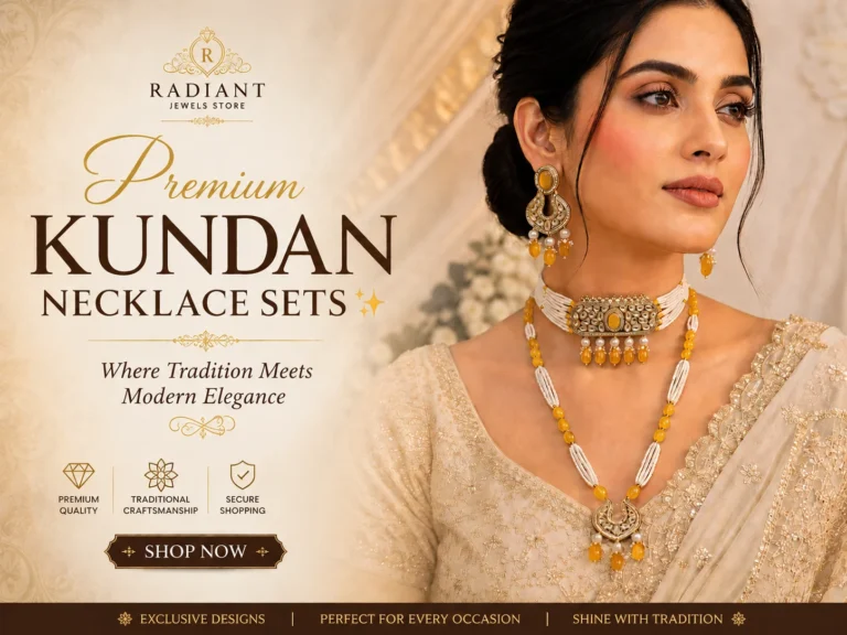 Kundan Jewellery Banner | Radiant Jewels Store